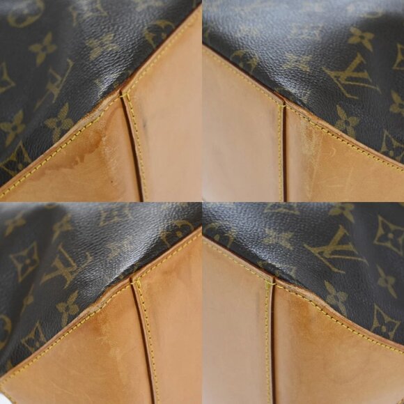 LOUIS VUITTON Cabas Piano Shoulder Bag Monogram Leather Brown - Picture 7 of 15